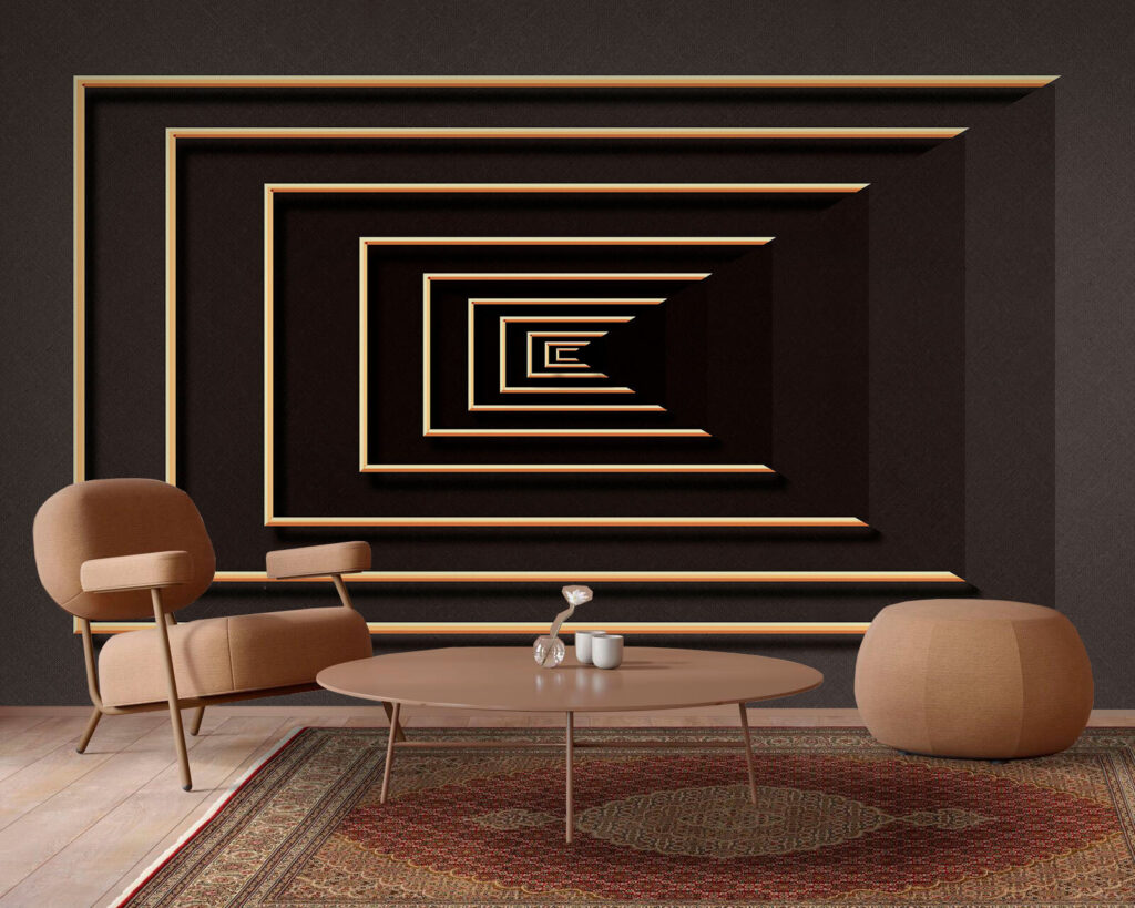 Infinite spiral in elegant hues