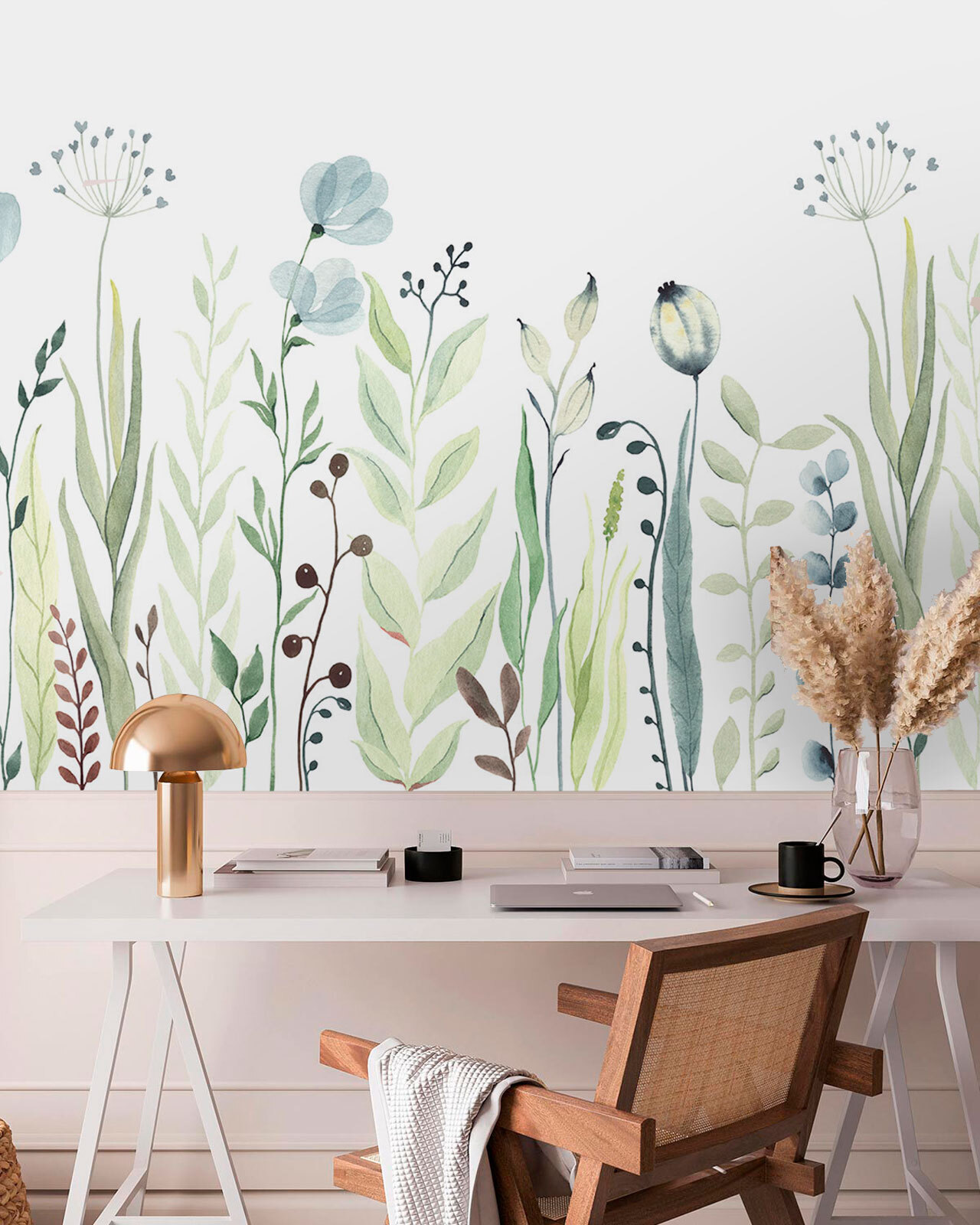 u74870pih1m - Ακουαρέλα ζωγραφική των λουλουδιών και των φύλλων - tegory