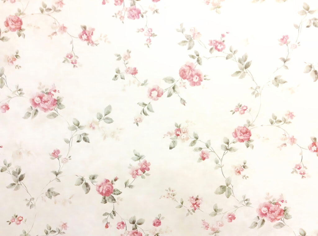 Floral μοτίβο σε τοίχο Floral μοτίβο σε τοίχο