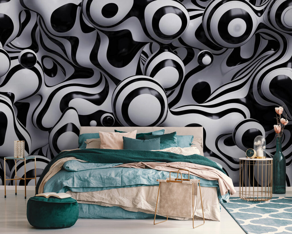 Black and white striped object Black and white striped object