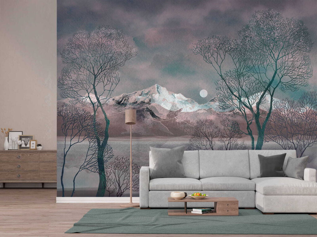 u80027pig1 1024x768 - Τοπίο με δέντρα και βουνά - tegory