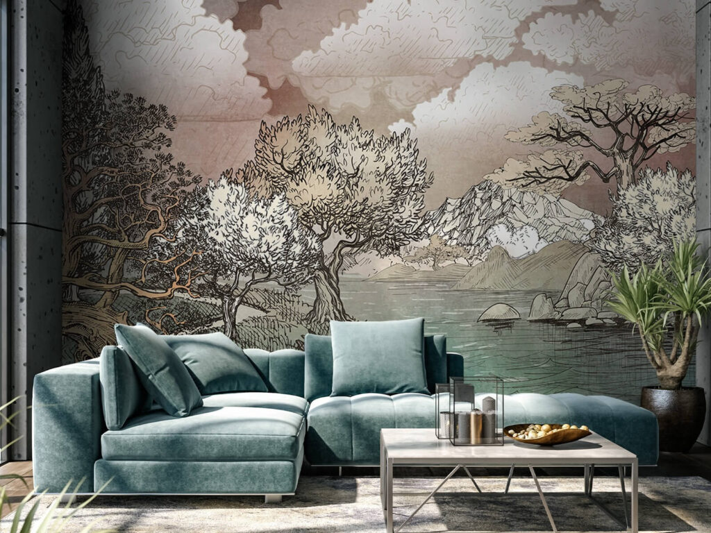 u80323pig2 1024x768 - Τοπίο με δέντρα και λίμνη - tegory