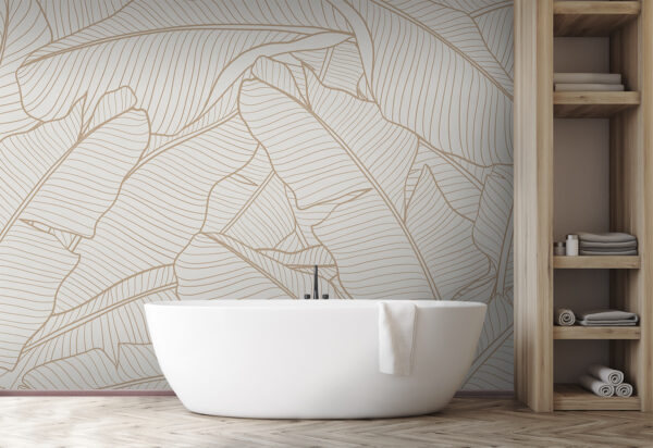 Elegant leaf pattern for modern decor