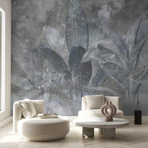 Ταπετσαρίες Ταπετσαρίες Κομψό φύλλωμα σε απαλές αποχρώσεις (Κωδικός προϊόντος: u73884v3)