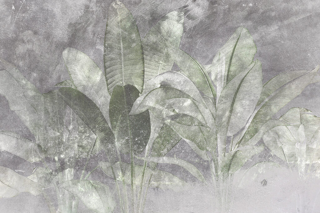 Botanical elegance in soft textures