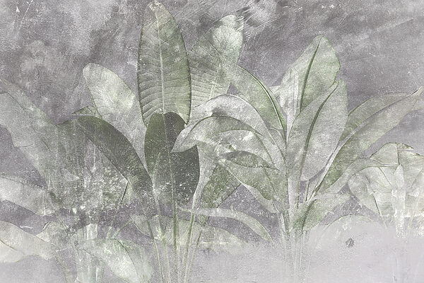 Botanical elegance in soft textures