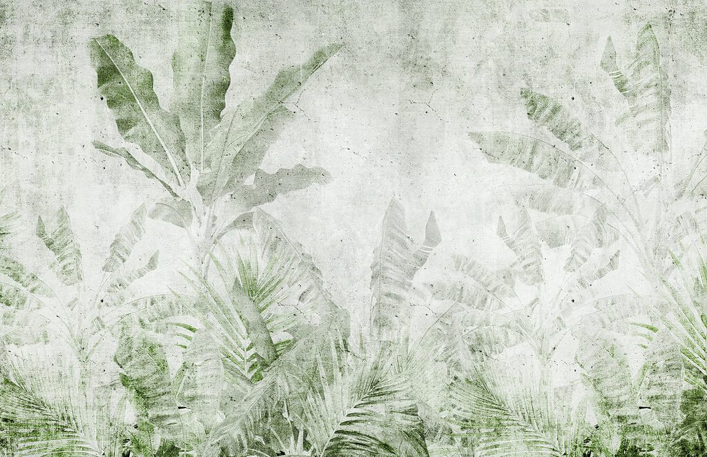 Textured leaves on a muted background Textured leaves on a muted background