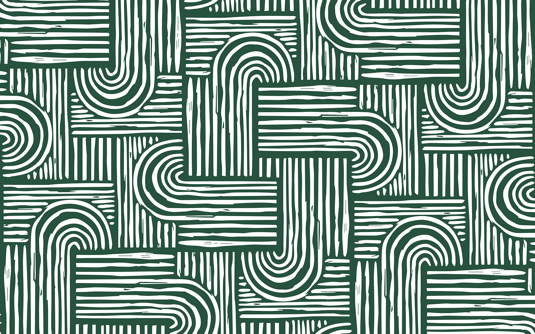 A pattern of lines and curves