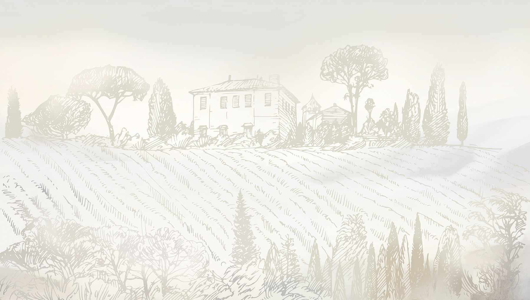 A drawing of a house and trees A drawing of a house and trees