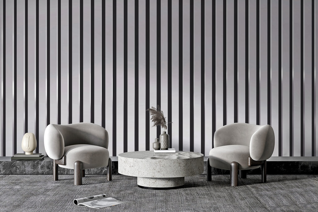 Textures of vertical lines and shadows