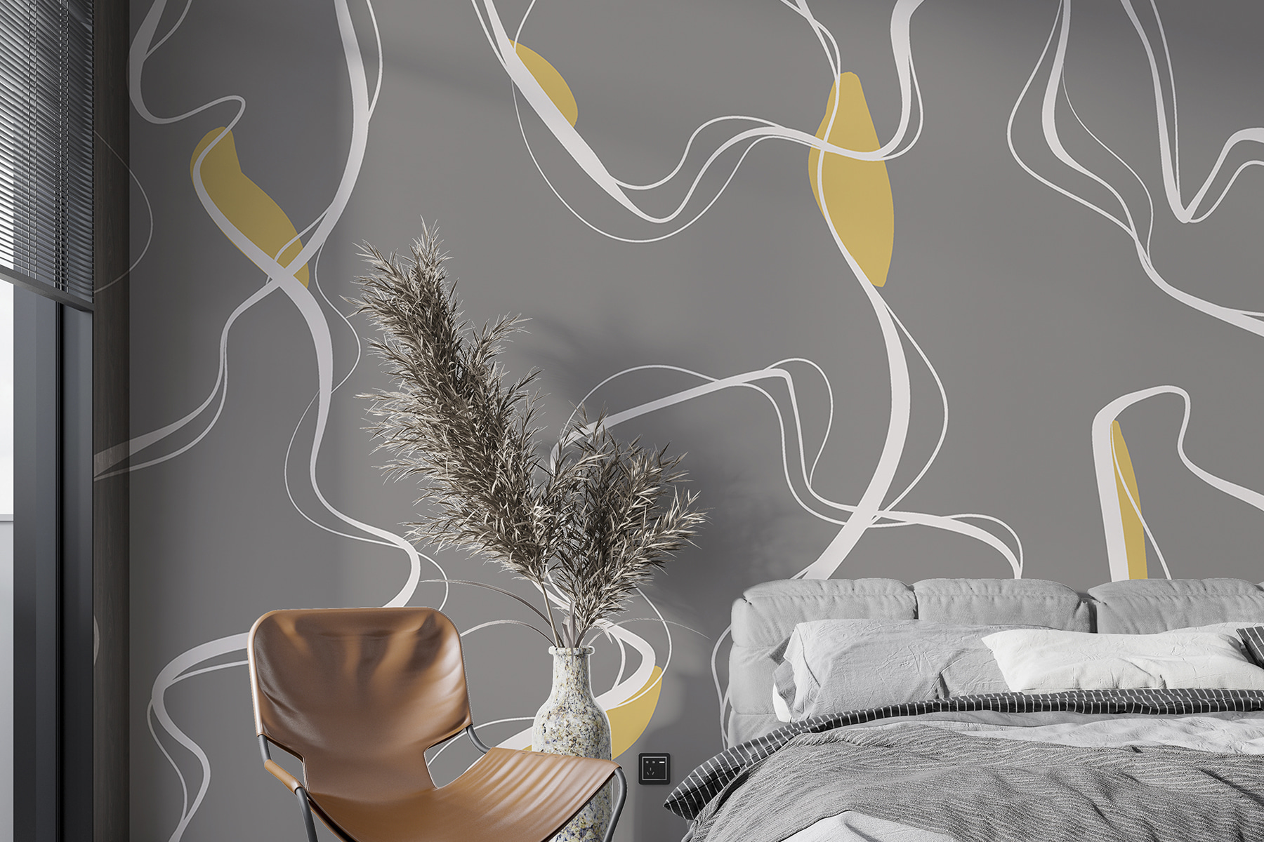 A grey and white pattern