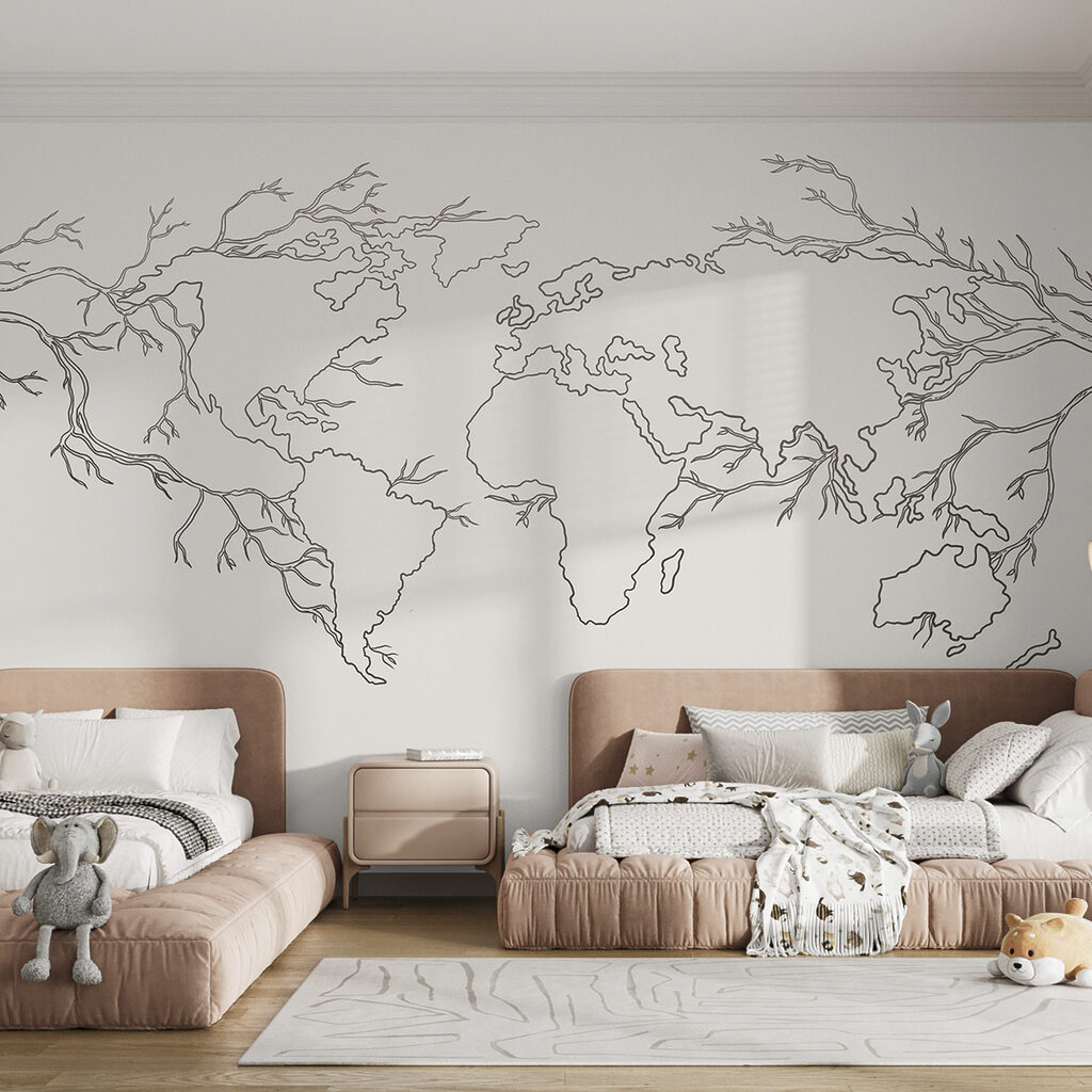 A map of the world