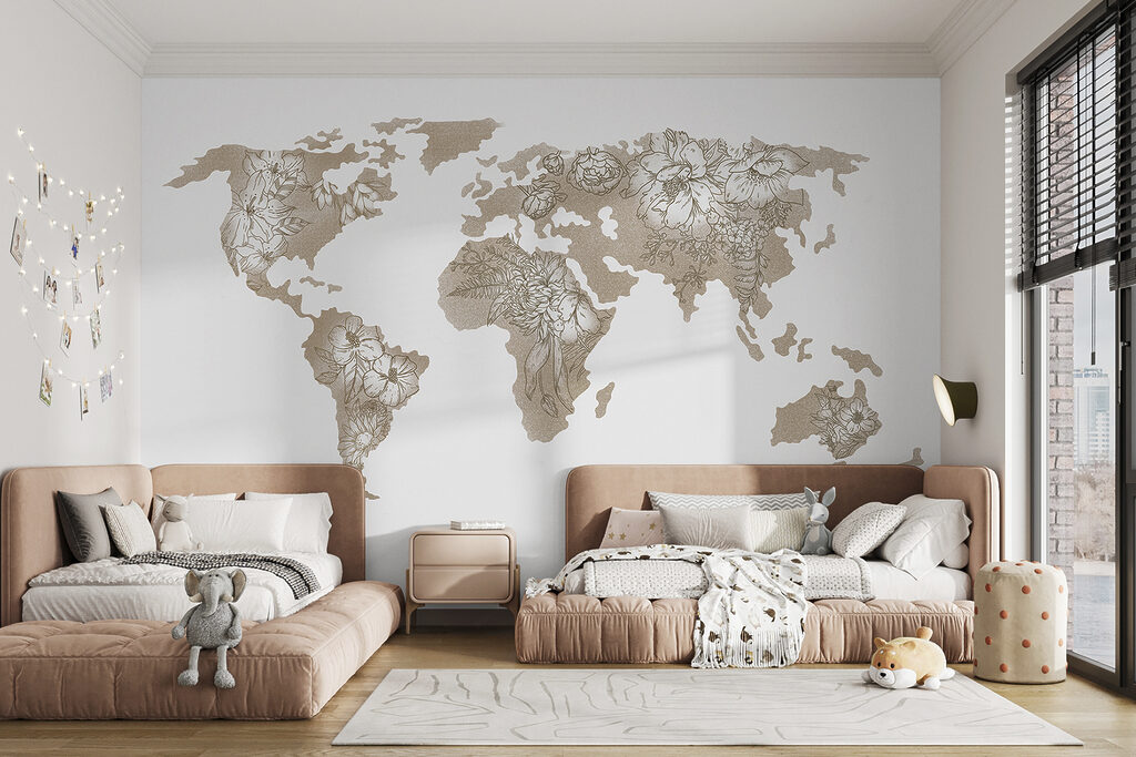 A map of the world