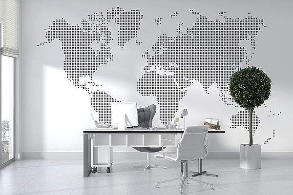 A map of the world