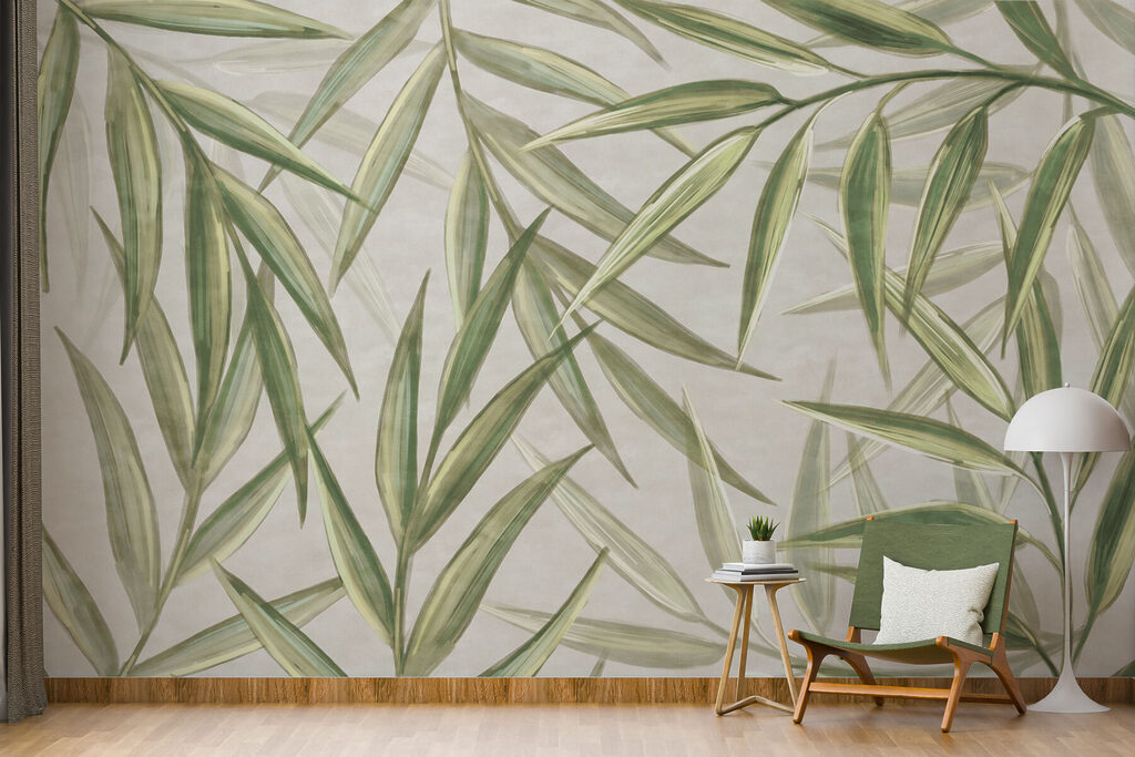 A close up of leaves