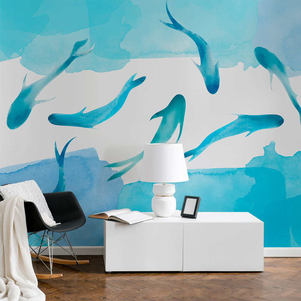 w00513pig1ms 1024x1024 - Μια ομάδα μπλε ψαριών που κολυμπούν στο νερό - tegory