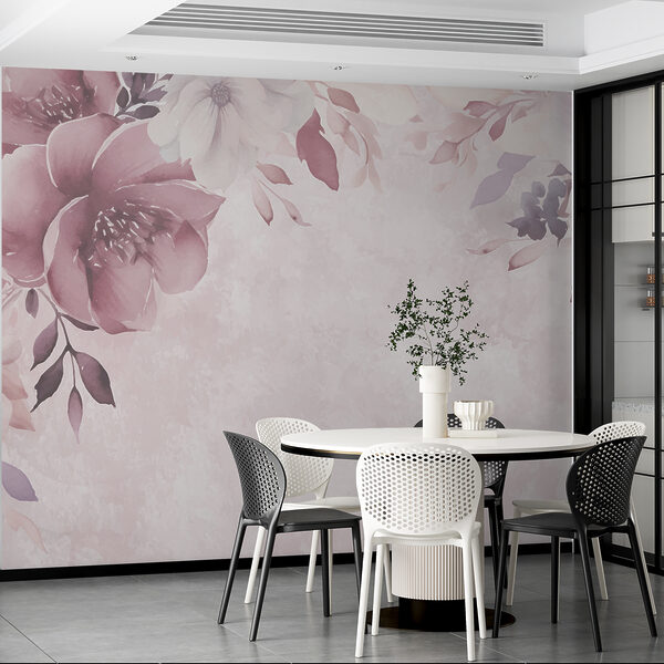 A pink and white flower arrangement