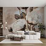 Ταπετσαρίες Ένα κοντινό πλάνο λουλουδιών