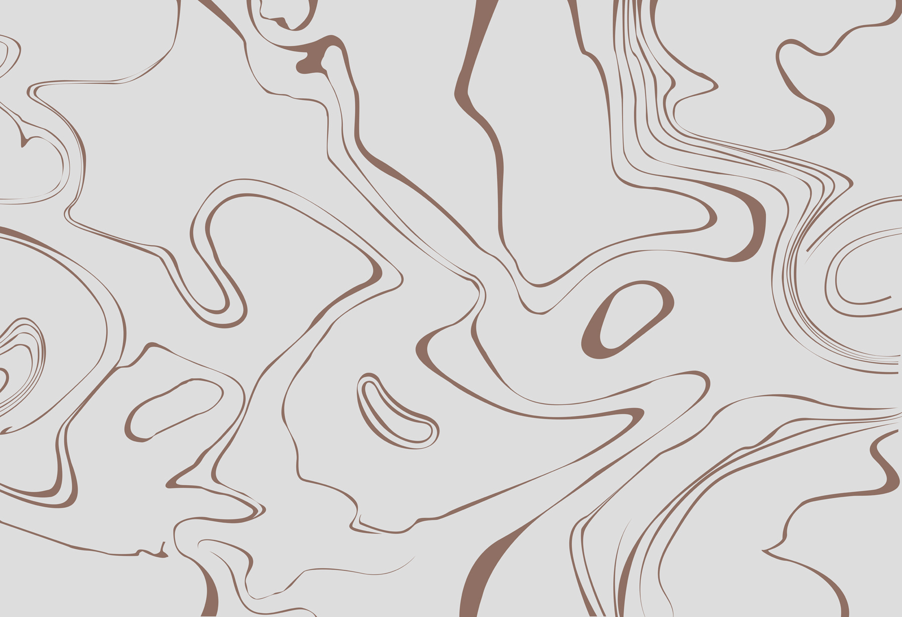 A white and brown swirls