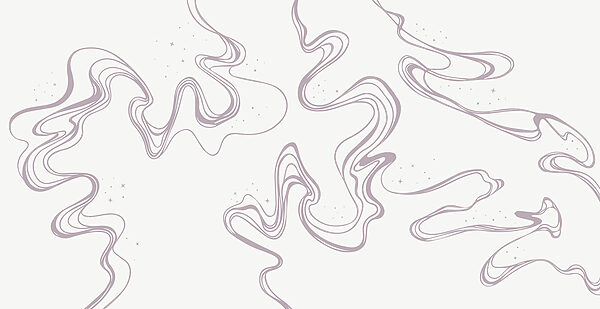 A white background with purple lines