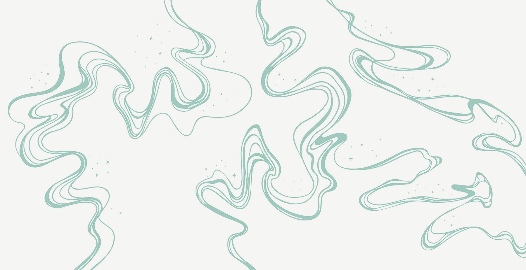 A white background with green lines