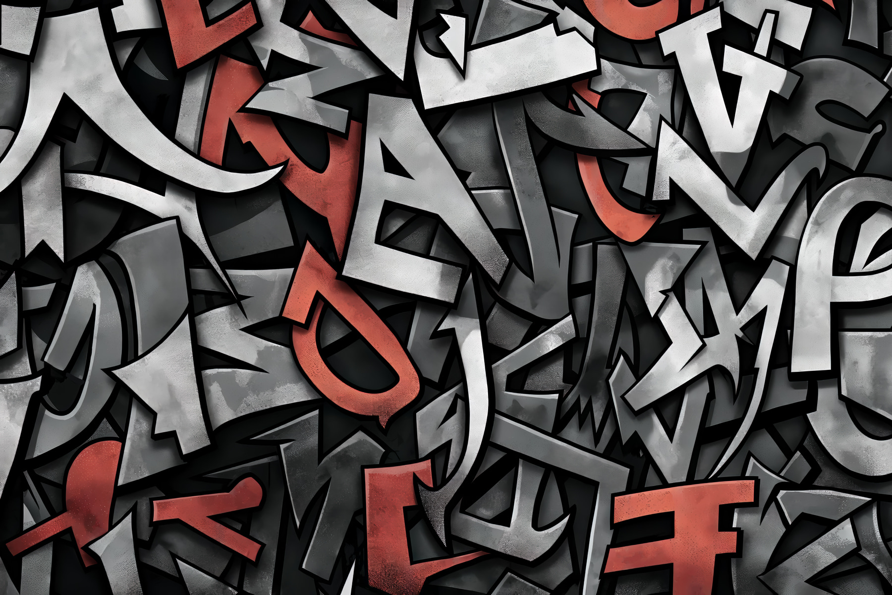 A close up of a pattern