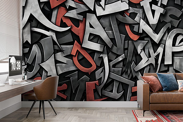 A close up of a pattern