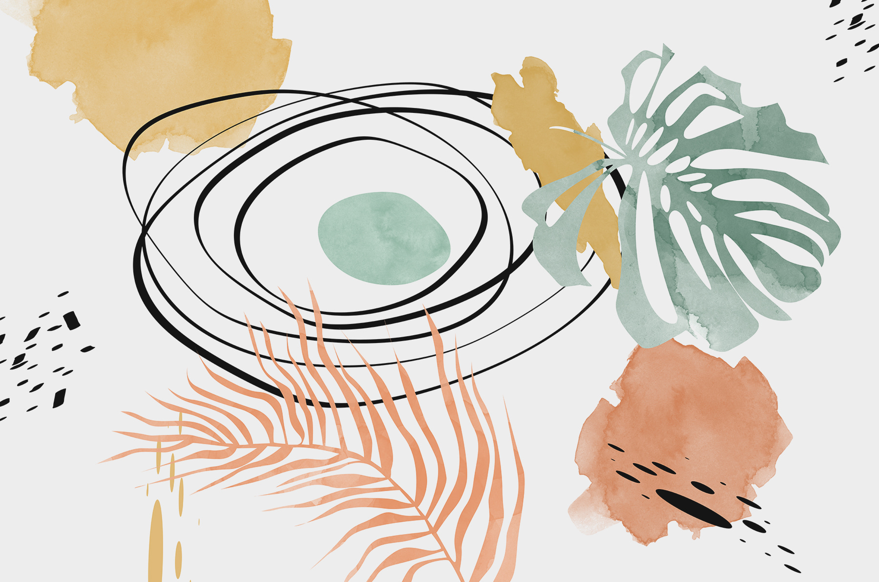 A close up of a painting