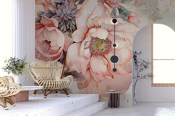 A close up of flowers