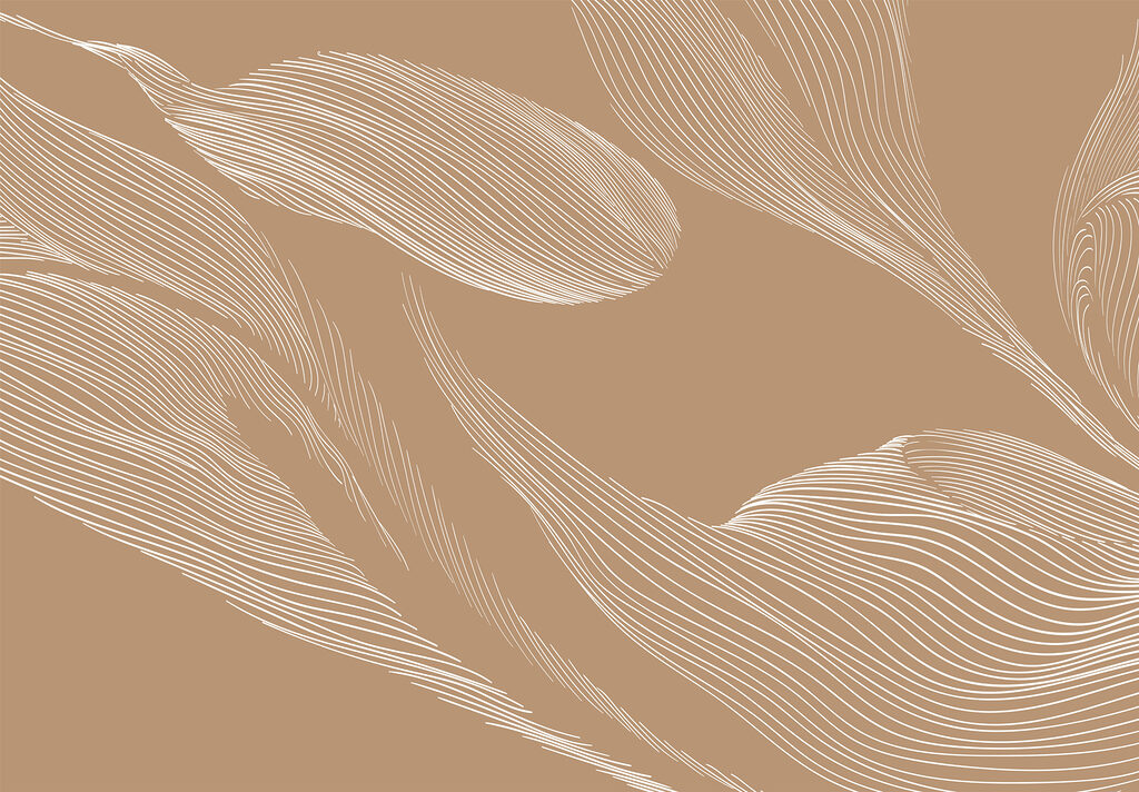 A white lines on a brown background