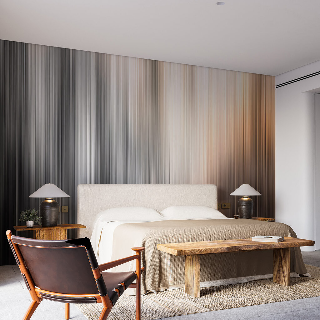 A blurry image of a grey and white striped background A blurry image of a grey and white striped background