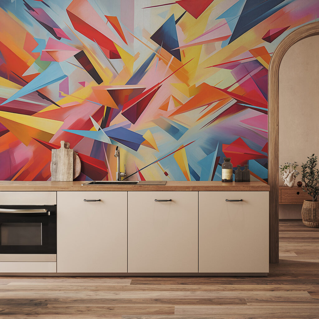 Colorful paper planes