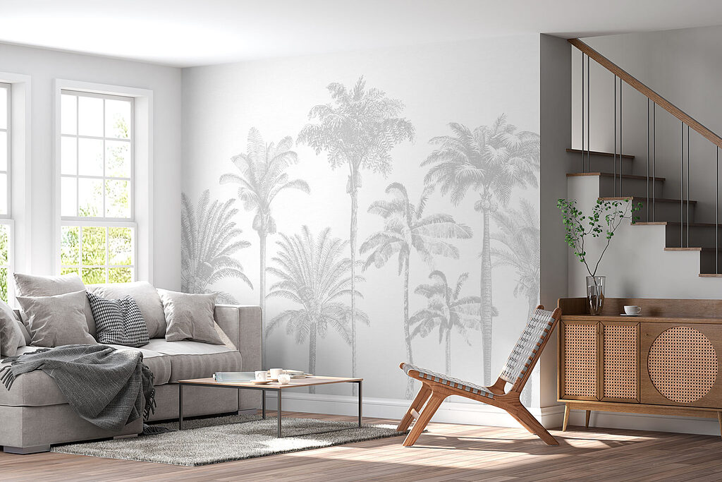 Group of palm trees