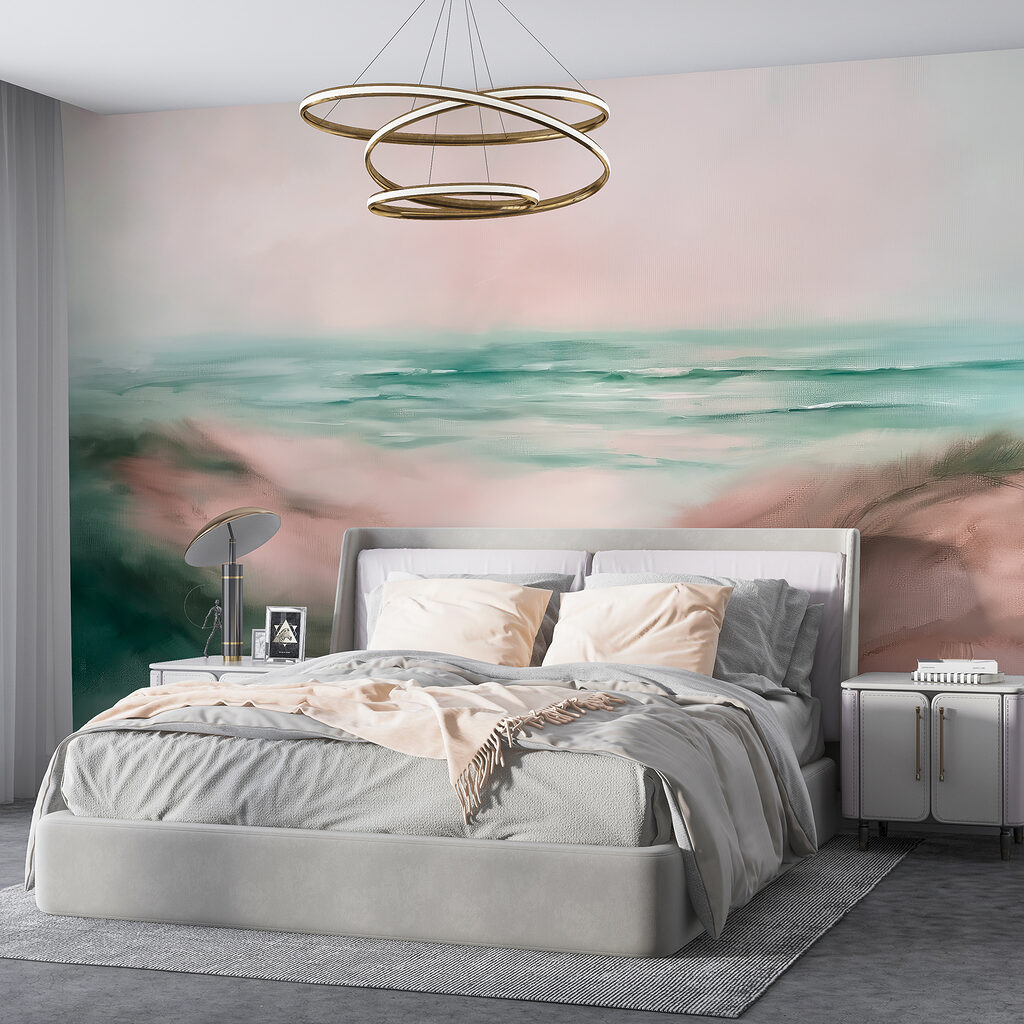 Painting of a beach
