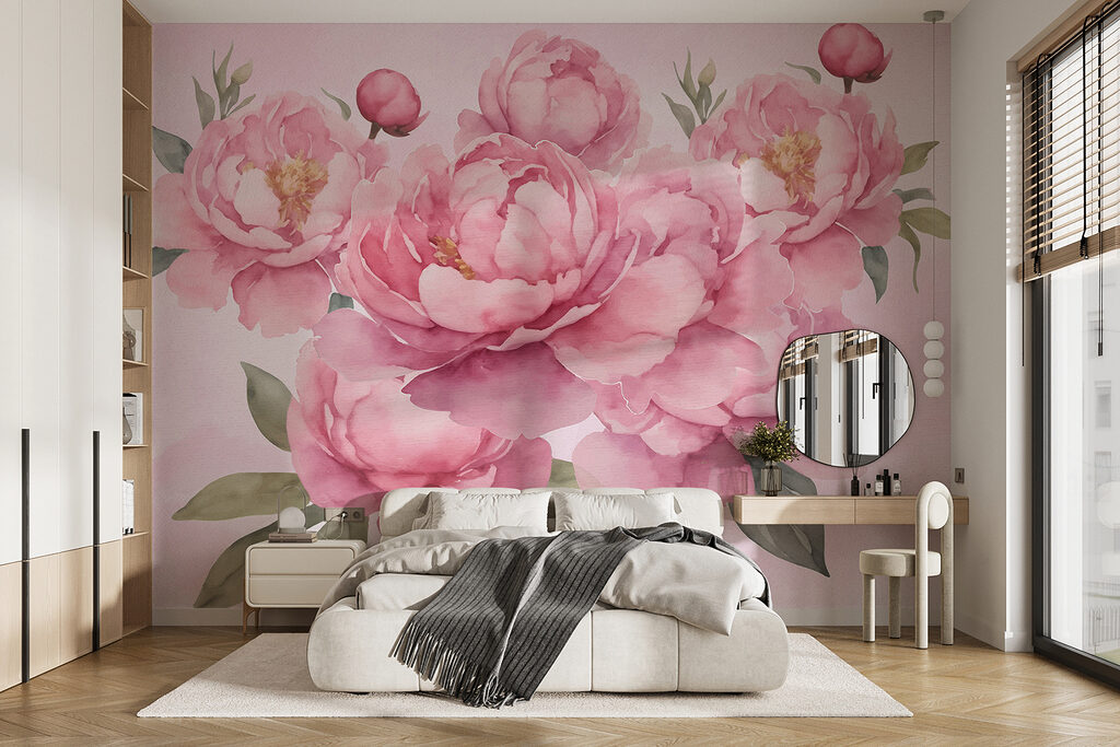 Group of pink flowers