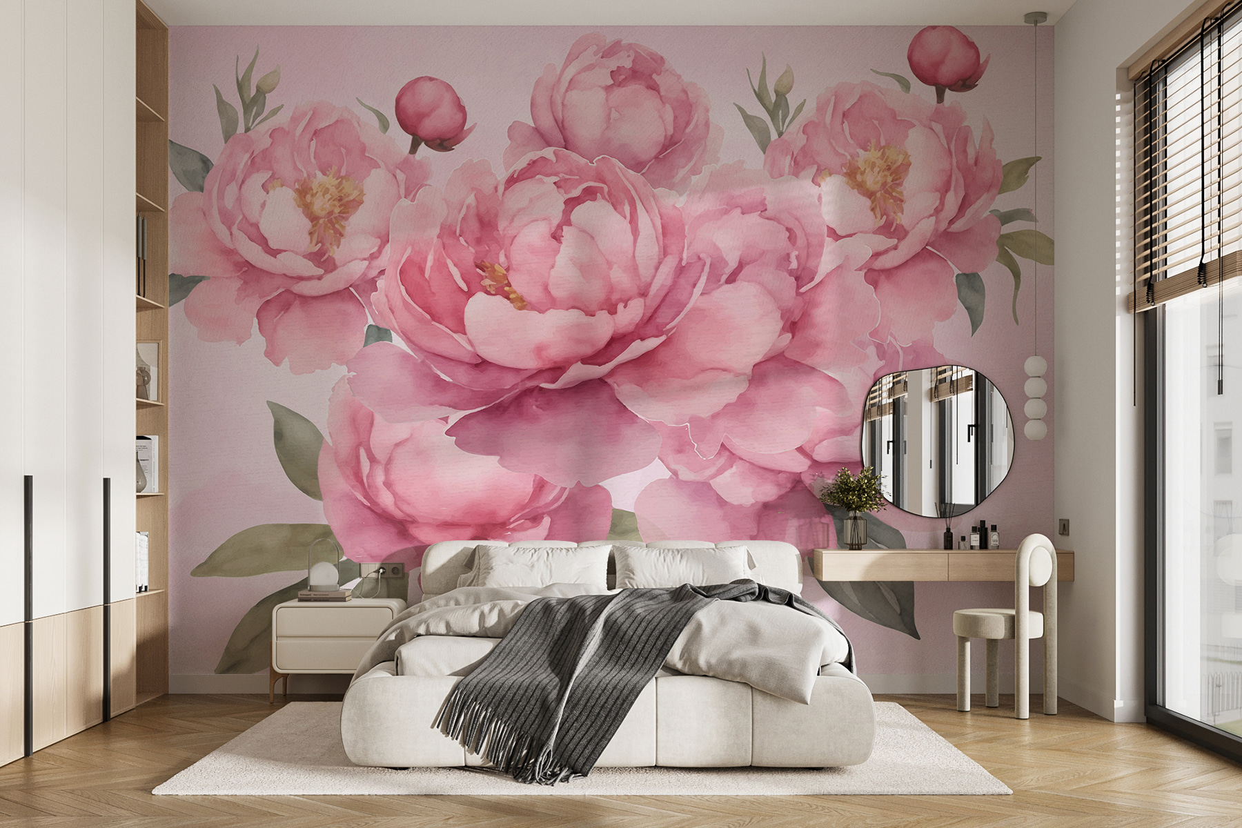 Group of pink flowers