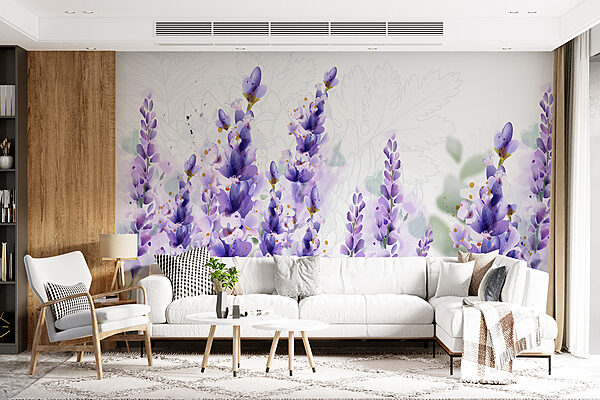 Group of purple flowers