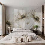 Ταπετσαρίες Κοντινό πλάνο λουλουδιών