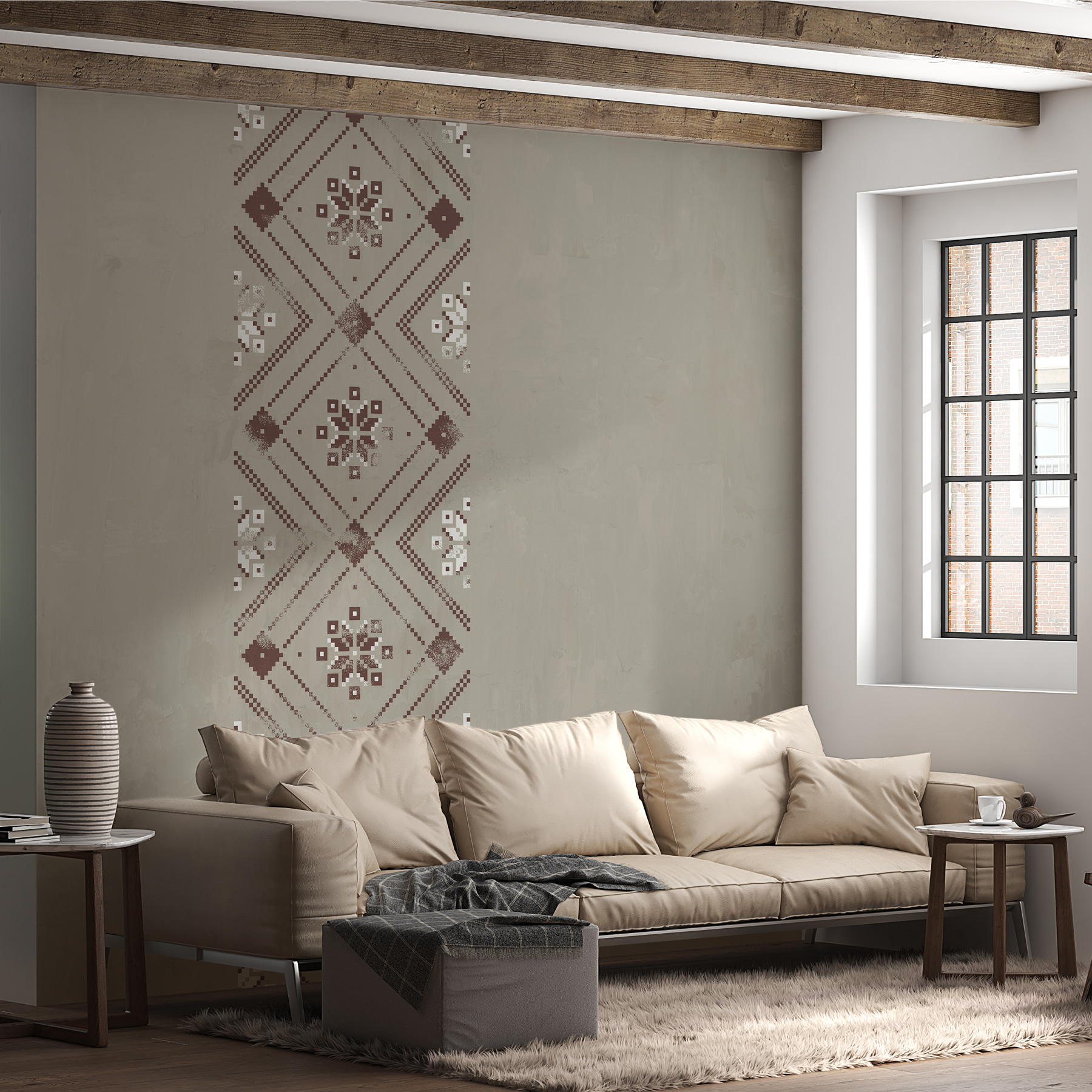Pattern on a wall