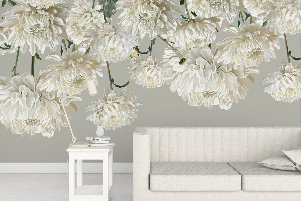 Group of white flowers