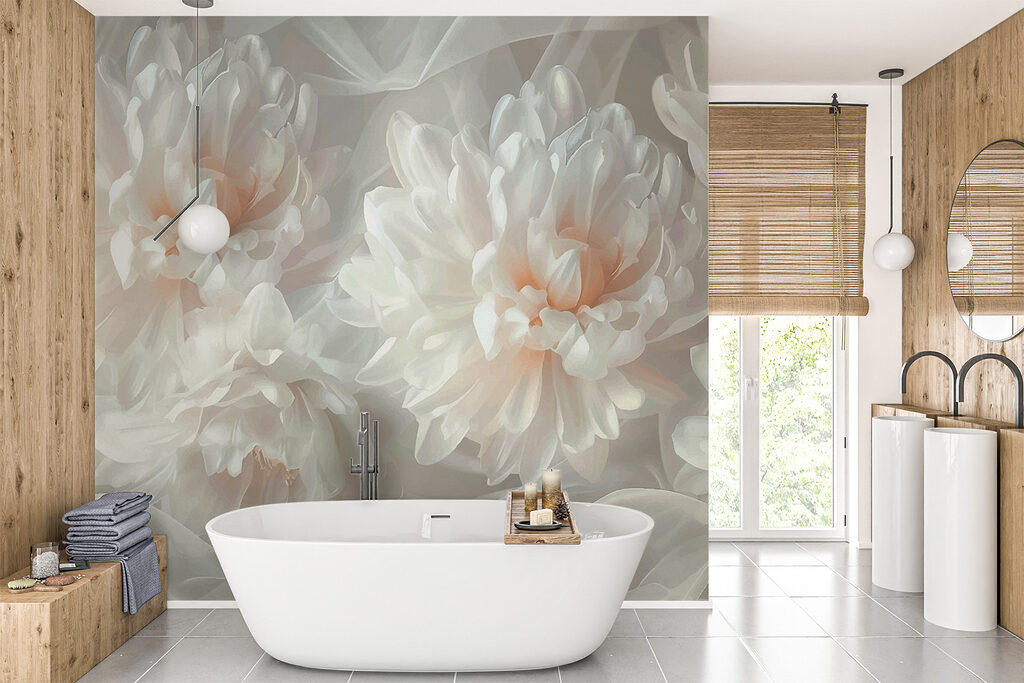 Group of white flowers