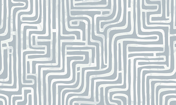 White and gray maze