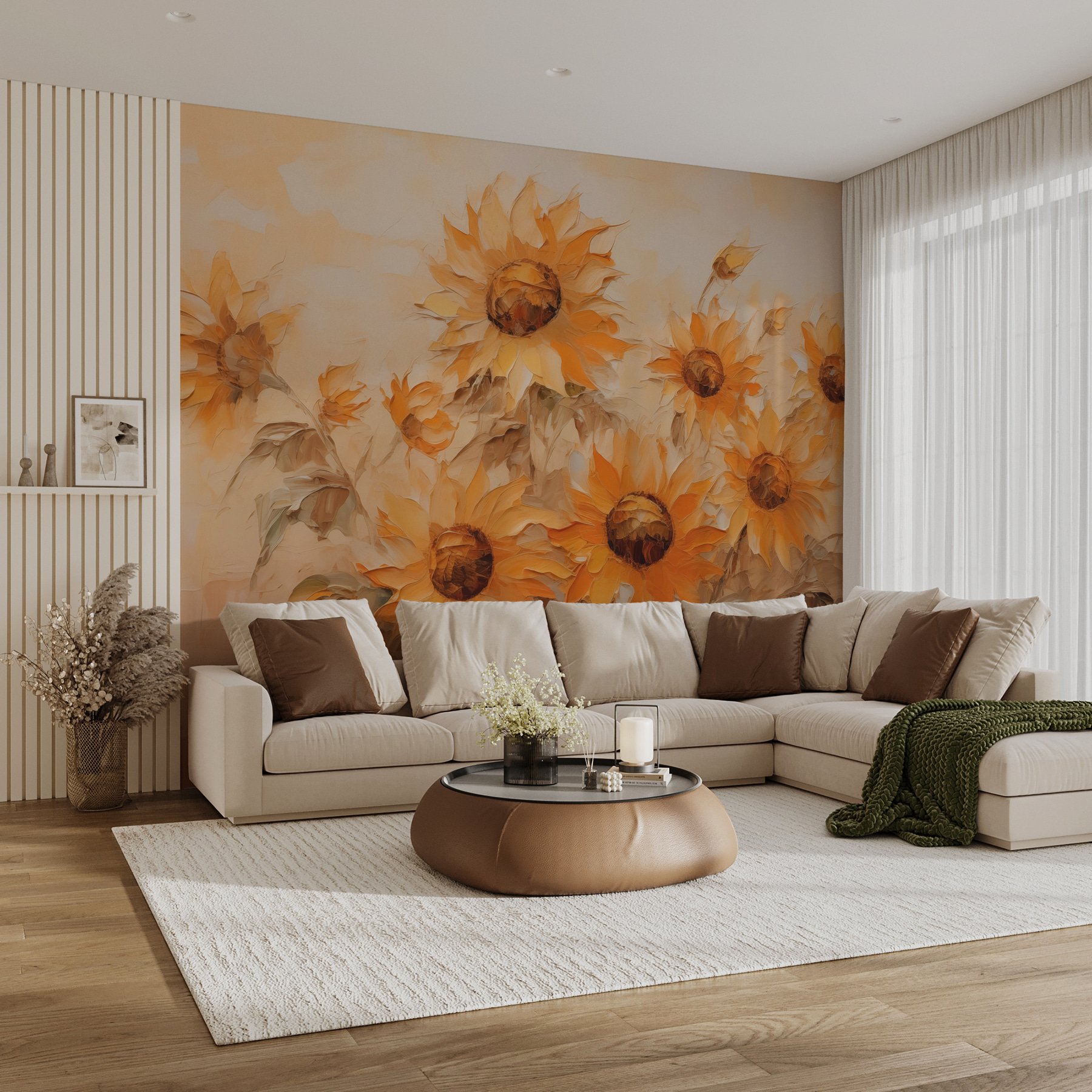 Painting of sunflowers