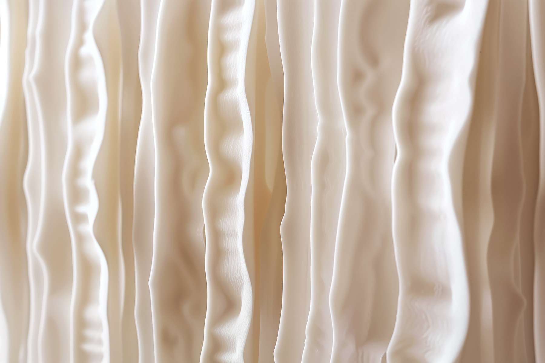 Close up of a white surface