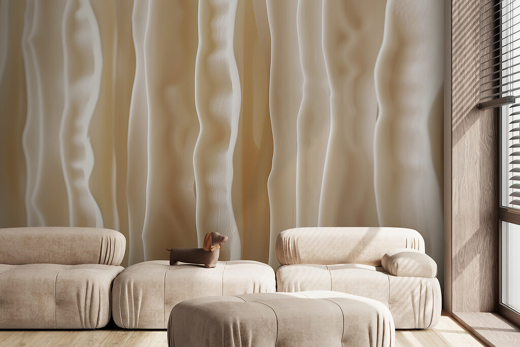 Close up of a white surface