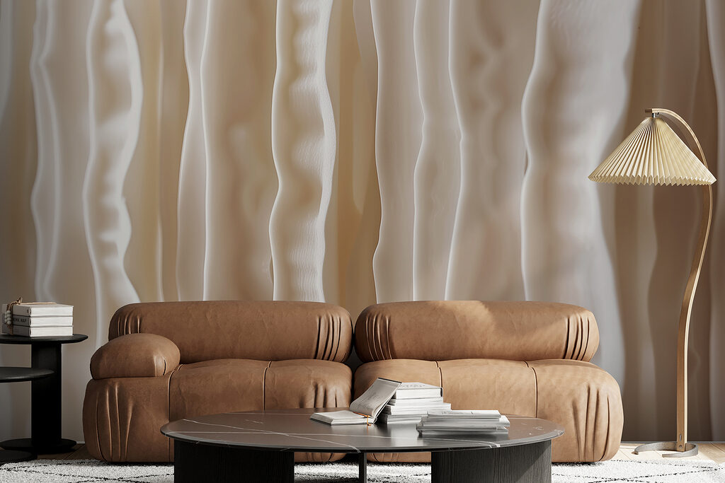 Close up of a white surface