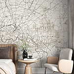 Ταπετσαρίες Χάρτης μιας πόλης