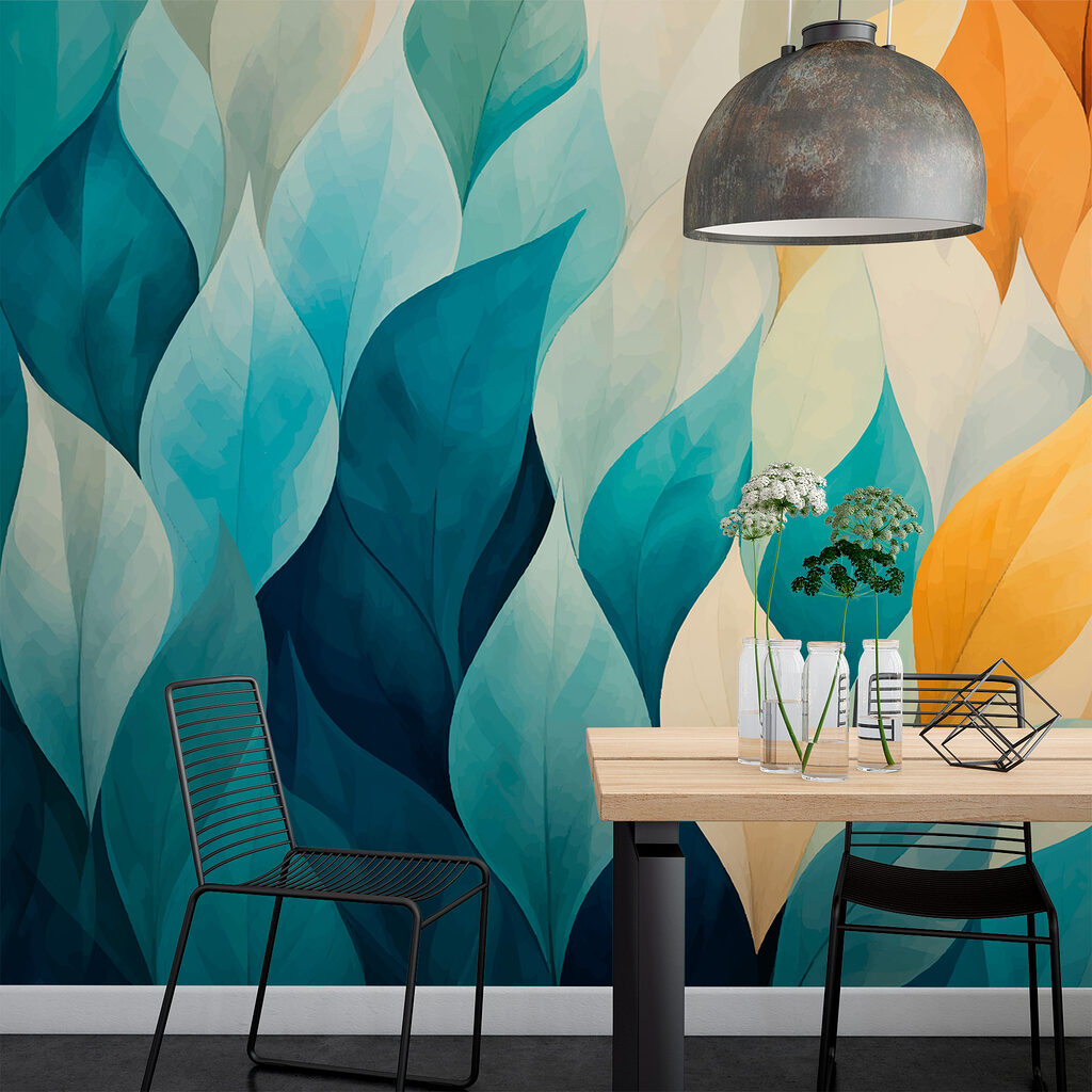 Ομάδα καφέ λουλουδιών