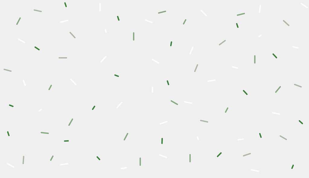 White background with green and white specks