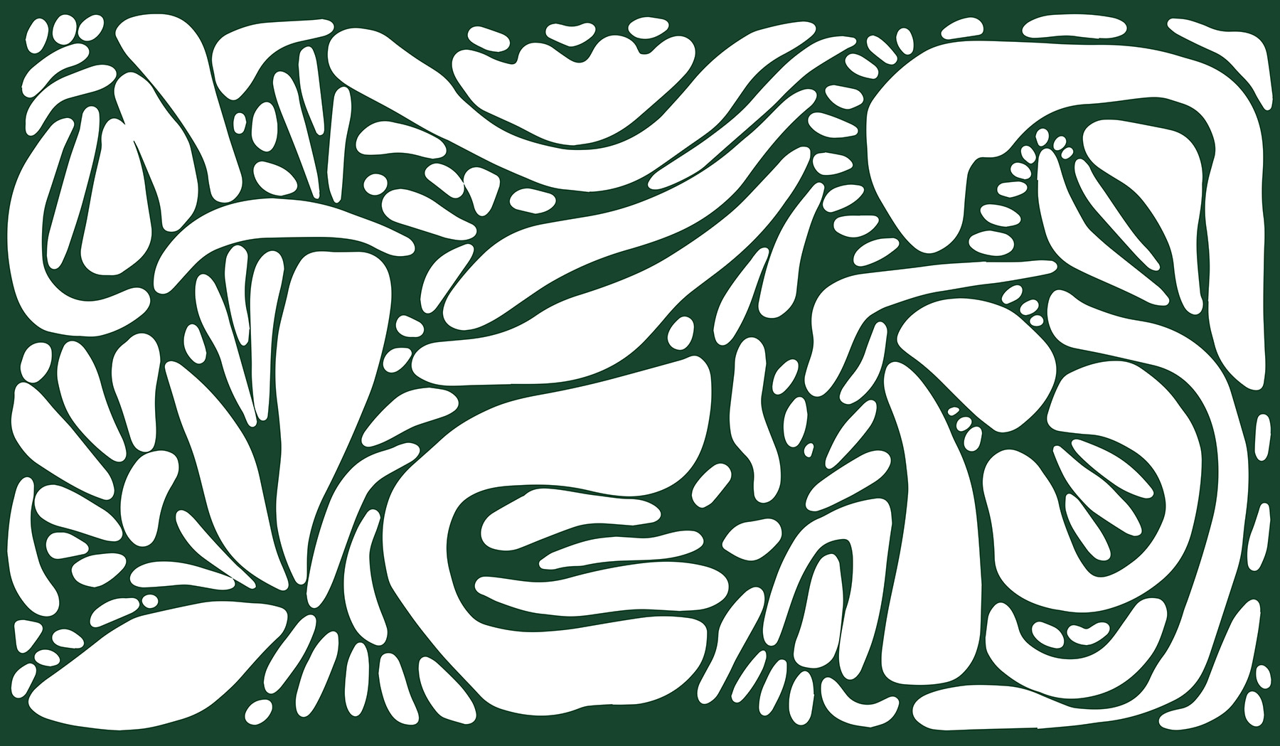 White and green pattern
